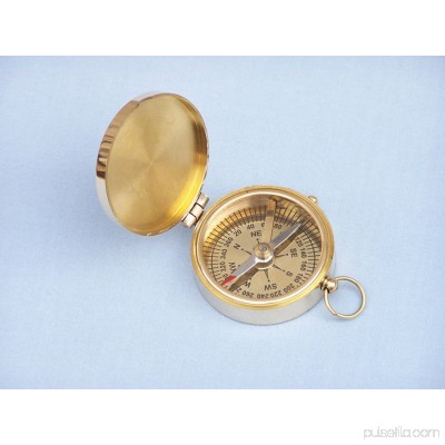 Magellan Brass Compass 2 - Decorative Brass Compass - Small Brass Compass - Hand Held Brass Compass - Nautical Decoration - Brand New